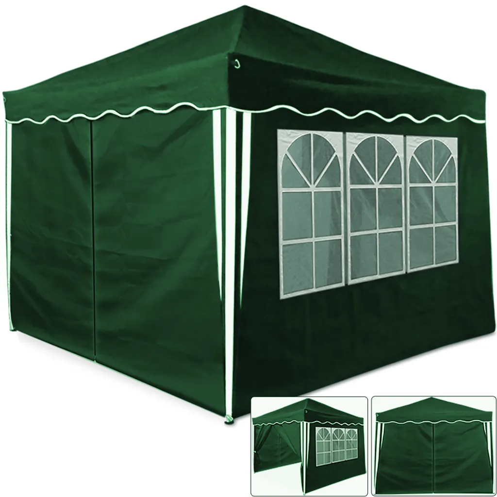 Deuba Faltpavillon 3x3 M Mit 4 Seitenwänden + Praktischer Tragetasche 1 Deuba Faltpavillon 3x3 M Mit 4 Seitenwänden + Praktischer Tragetasche