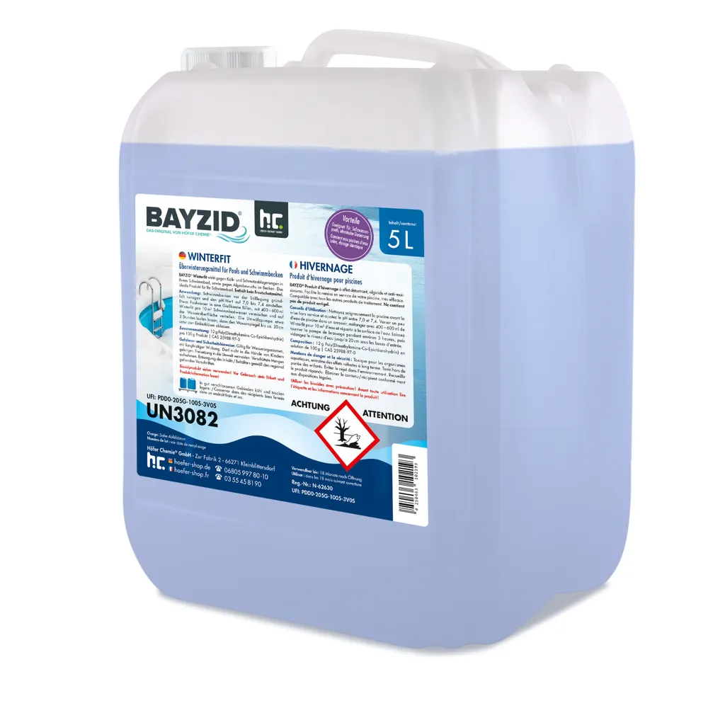 Hoefer Chemie 1 X 5 Liter BAYZID® Winterfit Überwinterungsmittel Für Pools 1 Hoefer Chemie 1 X 5 Liter BAYZID® Winterfit Überwinterungsmittel Für Pools