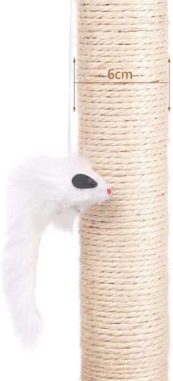 Aigostar Katzenbaum Mit Pfosten-Sisal-Kratze Kätzchen Spielturm Mit Hängespielzeug Kleine Katze Kletteraktivitätszentrum, Braun, 25 * 25 * 35cm 7 Aigostar Katzenbaum Mit Pfosten-Sisal-Kratze Kätzchen Spielturm Mit Hängespielzeug Kleine Katze Kletteraktivitätszentrum, Braun, 25 * 25 * 35cm -Garten- & Gewächshäuser Geschäft 00e55f0ed192b59e4b603a9373f3abc3