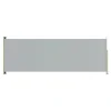 VidaXL Seitenmarkise Ausziehbar 180x500 Cm Grau