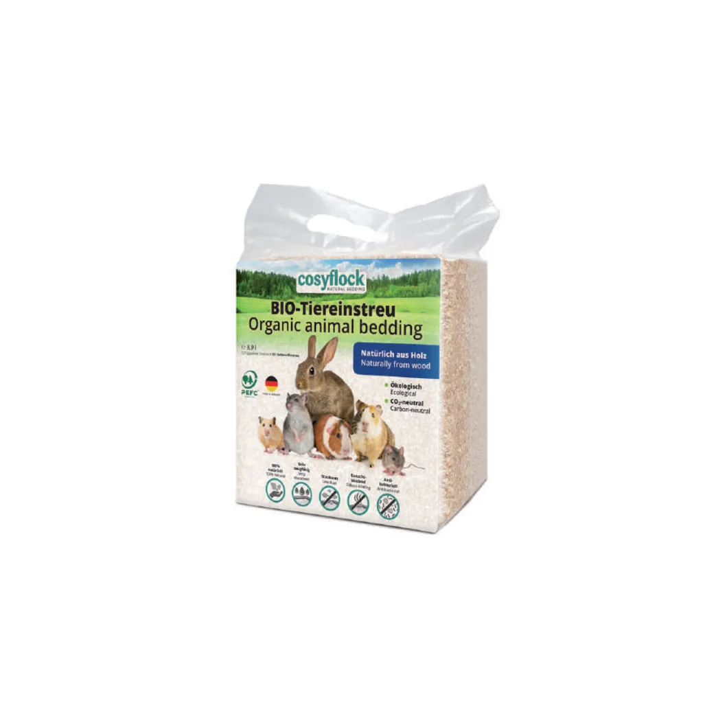 Cosycat 3,9 / 13 Liter Liter CosyFlock Einstreu Tierstreu 0,9 Kg Für Nagetiere 1 Cosycat 3,9 / 13 Liter Liter CosyFlock Einstreu Tierstreu 0,9 Kg Für Nagetiere