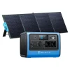 BLUETTI EB70 1000W (Peak 1400W) Blue Portable Power Station Mit PV200 200W Solar Panel 716Wh Solar Generator Backup LiFePo4 Battery Pack, Widely Use For Camping Outdoor RV Power Outage Home Off-grid