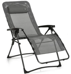 Westfield Home & Garden Relax Lounger Grau Hochlehner Gartenliege Textilene Bezug Wasserabweisend Bis 140 Kg Belastbar -Garten- & Gewächshäuser Geschäft 0184a4a48dd41df931a1869d629e0809