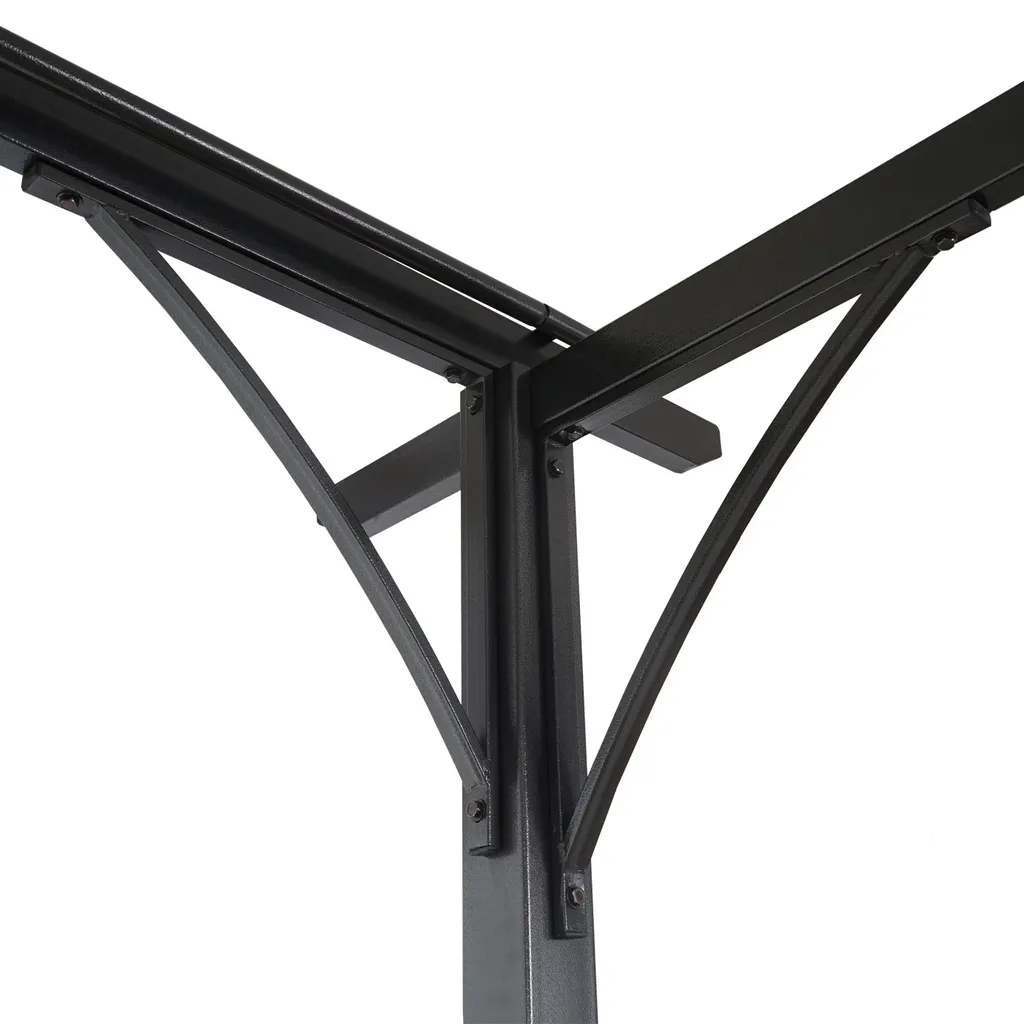 Mendler Pergola MCW-C42, Garten Pavillon, Stabiles 6cm-Gestell + Schiebedach Creme 3x3m 14 Mendler Pergola MCW-C42, Garten Pavillon, Stabiles 6cm-Gestell + Schiebedach Creme 3x3m – Bild 14