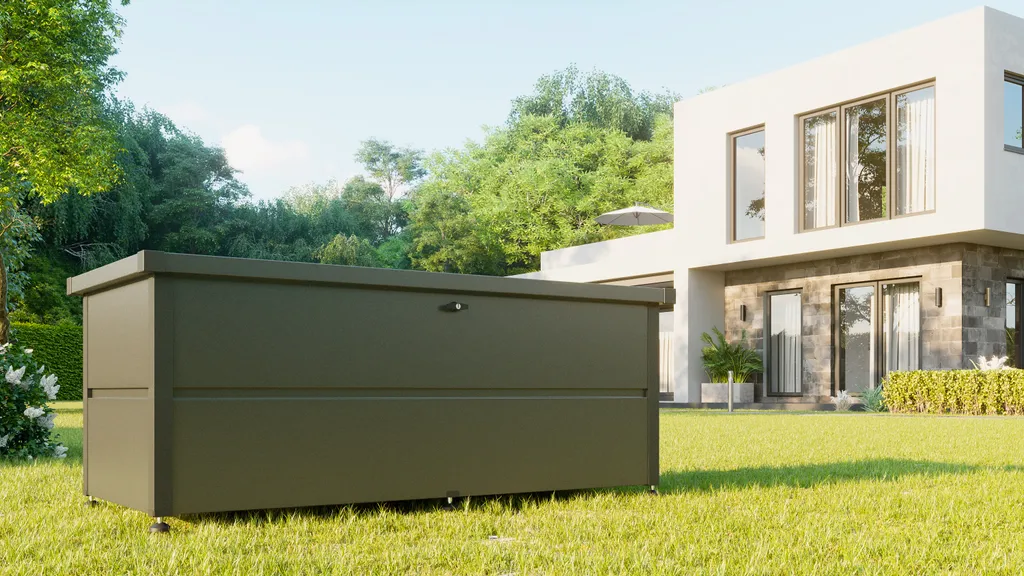 ILESTO GmbH ILESTO Aufbewahrungsbox Mit Schloss Ben Anthrazit 3 ILESTO GmbH ILESTO Aufbewahrungsbox Mit Schloss Ben Anthrazit – Bild 3