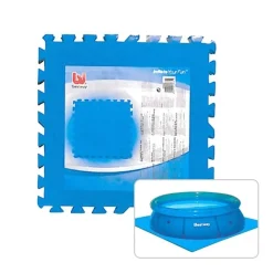 Bestway PE Poolmatten Schutzboden 9er Pack 50 X 50 Cm Blau -Garten- & Gewächshäuser Geschäft 0274eac664cb8a1191f90395a986f23c