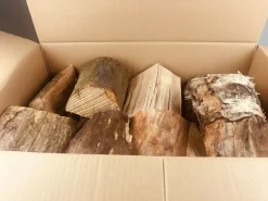 HandelHoffmann Brennholz Kaminholz Grillholz 25 Kg Restholz Buche Birke Lagerfeuer Trocken