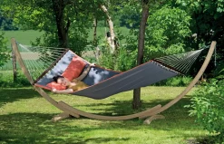 Amazonas Hängematte American Dream Set Grey - Liegefläche 200 X 120 Cm, Grau; AZ-6010130 -Garten- & Gewächshäuser Geschäft 028277a893e92f6f74e46dc5628b39d7