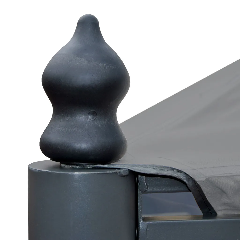 Mendler Pergola Calpe, Garten Pavillon, Stabiles 7cm-Gestell Mit Seitenwand Hellgrau 4x4m 13 Mendler Pergola Calpe, Garten Pavillon, Stabiles 7cm-Gestell Mit Seitenwand Hellgrau 4x4m – Bild 13