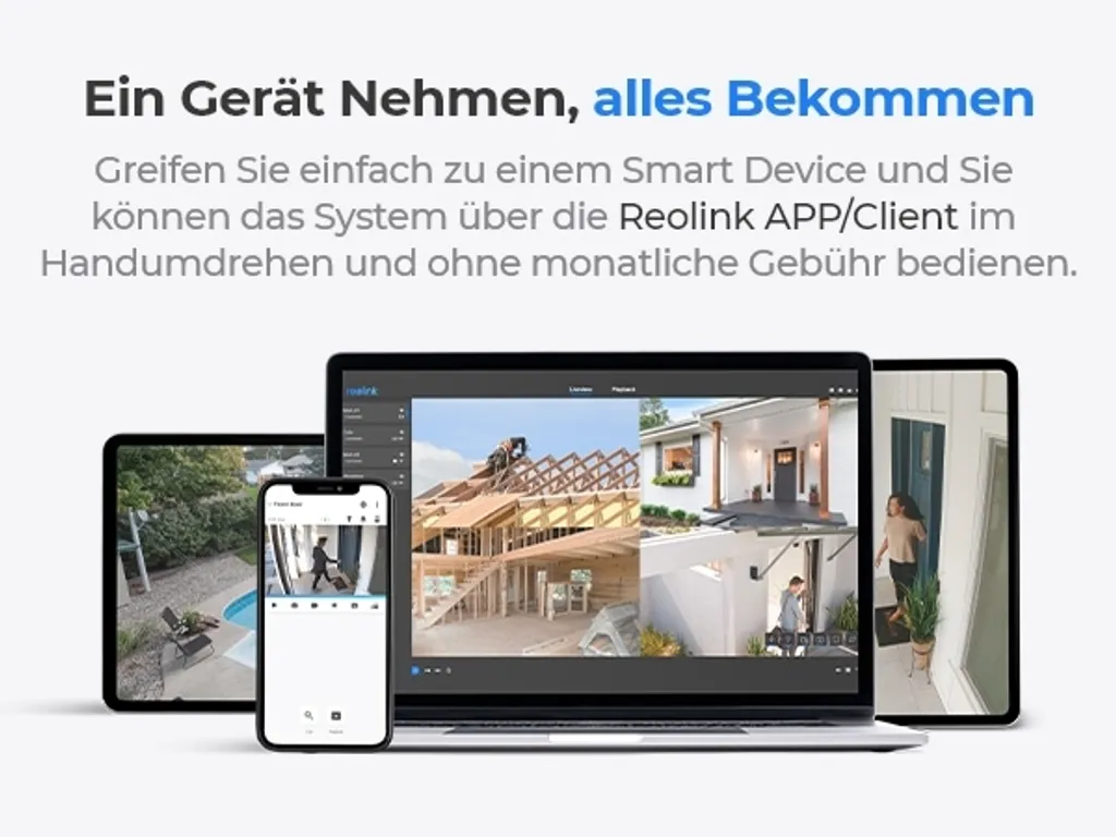 Reolink 4K Überwachungskamera Aussen Set, Videoüberwachung Mit 4X 8MP PoE IP Kamera, 8 Kanale Und 2TB HDD NVR Für 24/7 Aufnahme Innen Outdoor, Personenerkennung Und Fahrzeugerkennung, IP66, RLK8-800B4-A 15 Reolink 4K Überwachungskamera Aussen Set, Videoüberwachung Mit 4X 8MP PoE IP Kamera, 8 Kanale Und 2TB HDD NVR Für 24/7 Aufnahme Innen Outdoor, Personenerkennung Und Fahrzeugerkennung, IP66, RLK8-800B4-A – Bild 15