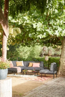 Mica Decorations Celo Loungesofa Eckelement - L83 X B83 X H78 Cm - Schwarz -Garten- & Gewächshäuser Geschäft 02d64375a6d19b7650675c01cd11d625