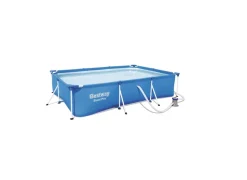 Bestway Frame Pool Deluxe Splash-Steel Pro 300 X 200 X 66 Cm, Mit Ablassventil, 3300 L -Garten- & Gewächshäuser Geschäft 02da588abea92b6c1332e7f6d6b79014