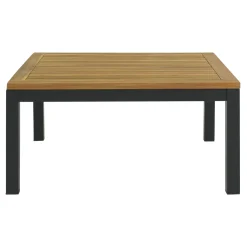 Merax Gartenmöbelset 4-teilig Loungeset Loungegruppe Aus Akazienholz Und Stahlrahmen, Balkonmöbel Set Mit Tisch Und Kissen, 250*172*67cm -Garten- & Gewächshäuser Geschäft 031f8bf0673204fcde03b95c1f0c5b66 1