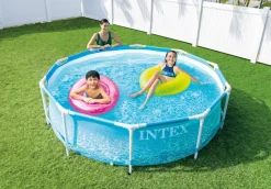 INTEX Beachside Pool-Set Mit Metallrahmen (Filterpumpe) 4.485 L -Garten- & Gewächshäuser Geschäft 033b3890c6fc5c84848220df054a9aab