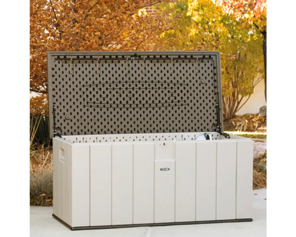 Lifetime Kunststoff Kissenbox "Harmony", Polsteraufbewahrung, 568 L Lichtgrau 72 X 151 X 70 Cm (L X B X H) 24 Lifetime Kunststoff Kissenbox "Harmony", Polsteraufbewahrung, 568 L Lichtgrau 72 X 151 X 70 Cm (L X B X H) – Bild 24