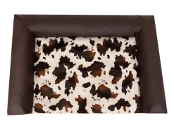 Bjird Hundebett Hundesofa Katzenbett Schlafplatz Matratze Tierbett - Victoria Lux - 118 X 78 Cm [Größe: XXL] - Braun Mit Pelz -Garten- & Gewächshäuser Geschäft 03f53d307213f7bac6d9026d5986618b