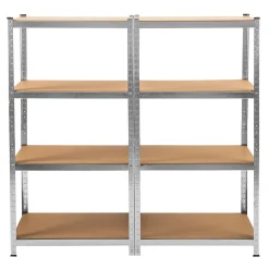 Tectake 2 Schwerlastregale Mit 4 Böden - Braun -Garten- & Gewächshäuser Geschäft 041579799927bbdb9cb418c893094b2f