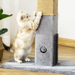 PawHut Kratzstamm Für Katzen Kratzsäule 79H Cm Katzenbaum Mit Juteseil Katzenkratzbaum Kratzbaum Spielbaum Inklusive Spielzeug Plüsch Grau 15 PawHut Kratzstamm Für Katzen Kratzsäule 79H Cm Katzenbaum Mit Juteseil Katzenkratzbaum Kratzbaum Spielbaum Inklusive Spielzeug Plüsch Grau -Garten- & Gewächshäuser Geschäft 041b7c386e723d84c3afdbba8ebb68ea