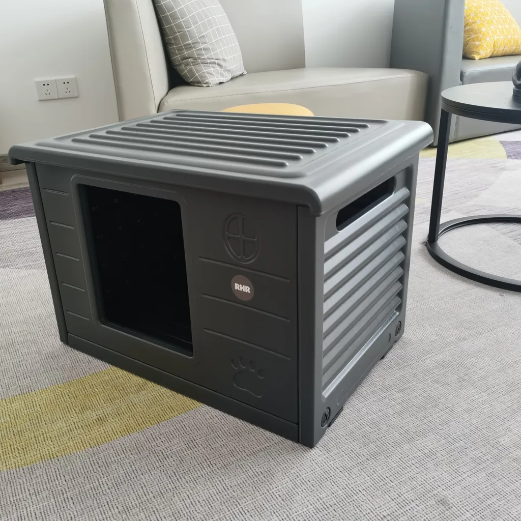 RHRQuality Katzenhaus Outdoor Indoor Villa De Luxe Haus Für Katzen Draußen Winterfest Katzenhütte Maße 60 X 40 X 42 10 RHRQuality Katzenhaus Outdoor Indoor Villa De Luxe Haus Für Katzen Draußen Winterfest Katzenhütte Maße 60 X 40 X 42 – Bild 10