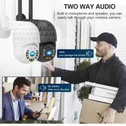 Digoo GUUDGO 2MP PTZ Überwachungskamera Aussen WLAN Dome WiFi IP Kamera Outdoor Digitaler Zoom Mit Bewegungsmelder, Automatische Verfolgung, 30m Nachtsicht In Farbe, SD-Kartenslot, Weiß -Garten- & Gewächshäuser Geschäft 049a608f710b85743ae885069f0b4d89