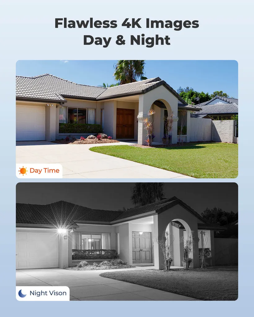 Reolink 4K Überwachungskamera Set, Videoüberwachung Mit 8X 8MP PoE IP Kamera Und 16CH 4TB HDD NVR, Personenerkennung Und Fahrzeugerkennung, IP66, 30M IR Nachtsicht Für Aussen, Innen, RLK16-800B8-A 4 Reolink 4K Überwachungskamera Set, Videoüberwachung Mit 8X 8MP PoE IP Kamera Und 16CH 4TB HDD NVR, Personenerkennung Und Fahrzeugerkennung, IP66, 30M IR Nachtsicht Für Aussen, Innen, RLK16-800B8-A – Bild 4