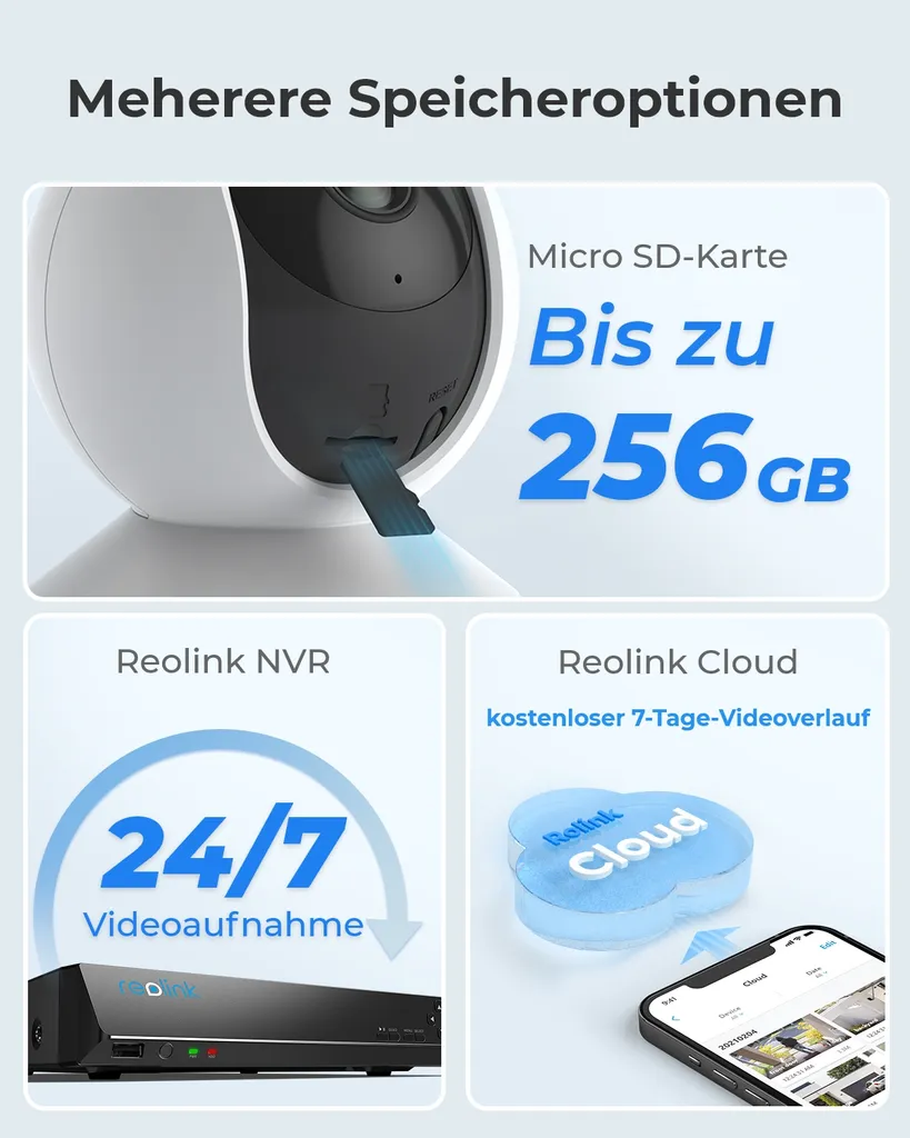 Reolink 4MP PT Indoor Überwachungskamera Innen, 355° Schwenk- / 50° Neigung, Automatische Verfolgung, 2,4Ghz Und 5Ghz WLAN IP Kamera, 2-Wege-Audio, Home Und Baby Monitor Mit Bewegungserkennung, Personen Und Haustiere Erkennen, E1 Pro 14 Reolink 4MP PT Indoor Überwachungskamera Innen, 355° Schwenk- / 50° Neigung, Automatische Verfolgung, 2,4Ghz Und 5Ghz WLAN IP Kamera, 2-Wege-Audio, Home Und Baby Monitor Mit Bewegungserkennung, Personen Und Haustiere Erkennen, E1 Pro – Bild 14