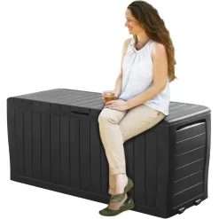 Deuba Auflagenbox Marvel Plus Keter 220kg Belastbar Rollen Griffe Smart Click System Truhe Gartenbox Kissenbox Garten -Garten- & Gewächshäuser Geschäft 04fc040f4577e98abb41f15e366f3741