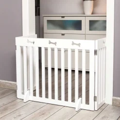 TRIXIE Heimtierbedarf TRIXIE Hunde-Absperrgitter 3-teilig MDF 82-124 Cm Weiß -Garten- & Gewächshäuser Geschäft 052b988765552ac8d9db318b4e4145d2