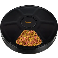 Purlove Futterautomat Für Haustiere 6 Kammern Futternapf Zeitgesteuert 20759