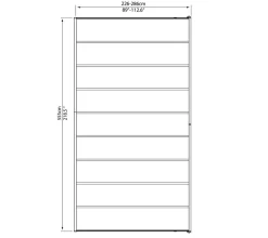 PALRAM-CANOPIA Palram - Canopia Terrassenüberdachung Sierra Grau 299x555x305 Cm -Garten- & Gewächshäuser Geschäft 0578939916d9304cb31f8c3056b4d6d5