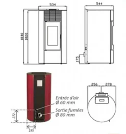 Interstoves Pelletofen Paola 12 KW Schwarz, WIFI-Control + Fernbedienung Möglich -Garten- & Gewächshäuser Geschäft 05b6152e30ea74c4acea4b494ade447a
