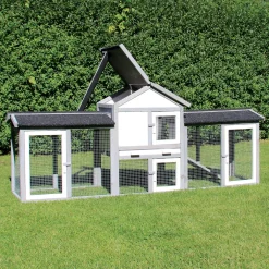 Zoo-XXL Kaninchenstall Picasso - Grau/weiß 23 Zoo-XXL Kaninchenstall Picasso - Grau/weiß -Garten- & Gewächshäuser Geschäft 05c0100b4b2bd771429567c5b8daee29