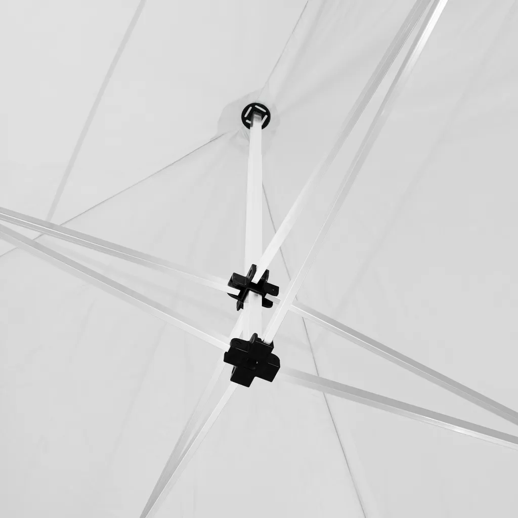 Tectake Faltbarer Garten Pavillon 3x3m Mit 4 Seitenteilen - Weiß 6 Tectake Faltbarer Garten Pavillon 3x3m Mit 4 Seitenteilen - Weiß – Bild 6