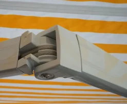 Mendler Alu-Markise H792, Gelenkarmmarkise Sonnenschutz 5x3m Polyester, Grau-braun -Garten- & Gewächshäuser Geschäft 05ce3e4d42b0f6b8ba7c7874b42f88c7