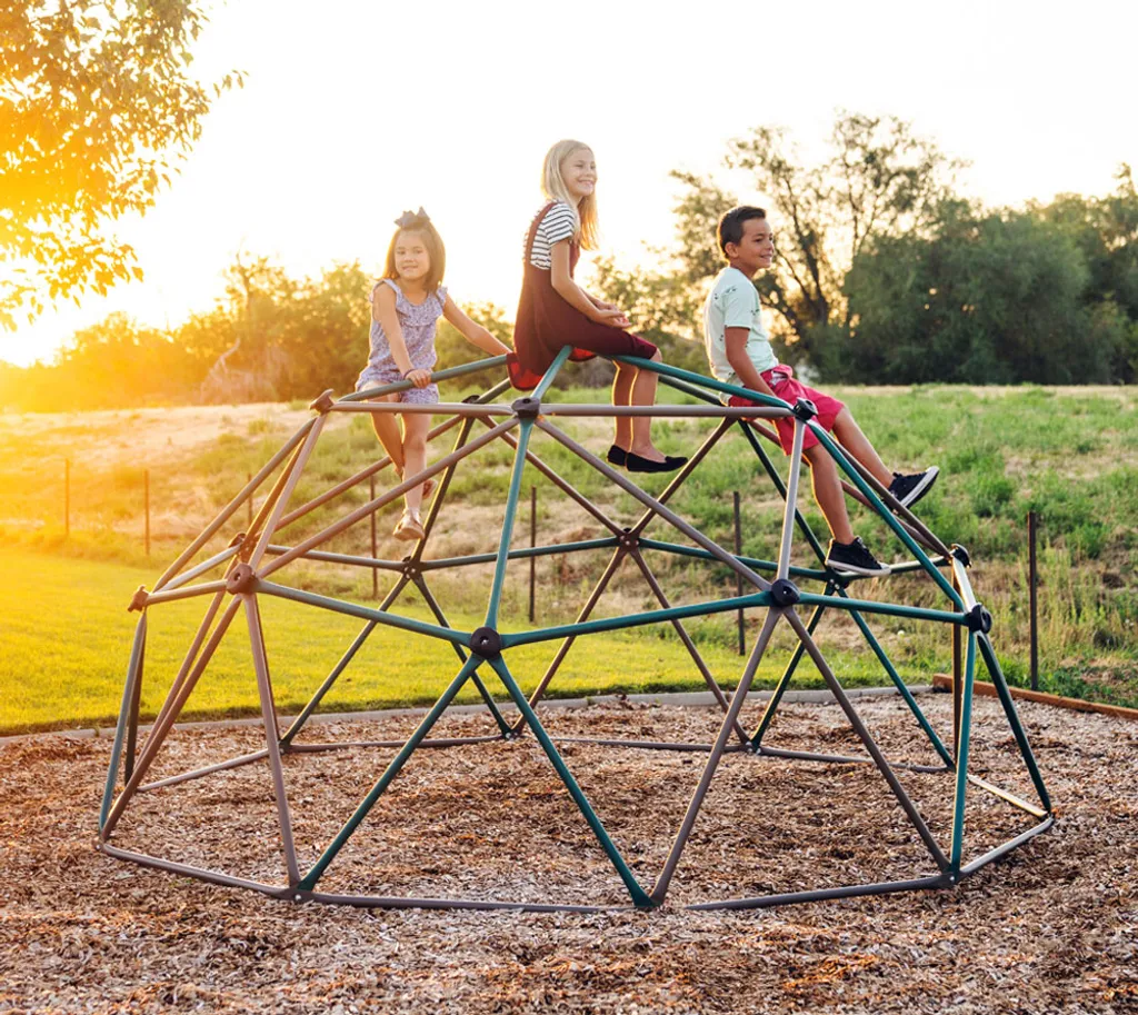 Lifetime Geometrisches Klettergerüst, Kletterkugel "Geodome" Mit Abdeckung, Spielzelt Grün / Bronze Ø 305 X 152 Cm 9 Lifetime Geometrisches Klettergerüst, Kletterkugel "Geodome" Mit Abdeckung, Spielzelt Grün / Bronze Ø 305 X 152 Cm – Bild 9