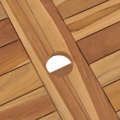 VidaXL Klappbarer Gartentisch 120x70x75 Cm Teak Massivholz -Garten- & Gewächshäuser Geschäft 05e0934806b6b2df1297ab0a54b33fb0