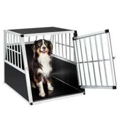 Tectake Hundetransportbox Single Mit Schräger Rückwand - Schwarz 12 Tectake Hundetransportbox Single Mit Schräger Rückwand - Schwarz -Garten- & Gewächshäuser Geschäft 05e27bb43c99c1a5291ff619b55c8afd