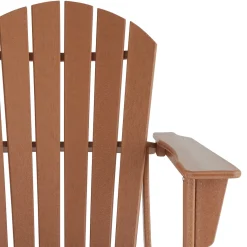 Tectake Gartenstuhl Im Adirondack-Design - Braun -Garten- & Gewächshäuser Geschäft 05fdb5cdb4e748f842674851d353ccc7