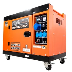DeTecc. DT-6000SE-1 Diesel Notstromgenerator 5500W 1-Phase | Mobiles Stromaggregat