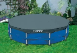 INTEX 28030 Abdeckplane Für Frame Pool Ø 305cm, Überhang 25cm -Garten- & Gewächshäuser Geschäft 06227d06ab53d6c4781f2e2167b8fe24