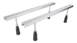 Calmwaters® Höhenverstellbare Wannenfüße Für Freistehende Badewannen, Mit Verzinkten Stahl-Profilen Zur Montage Von Freistehenden Wannen, Standfuß Badewanne, Höhe Einstellbar, 03SL3487