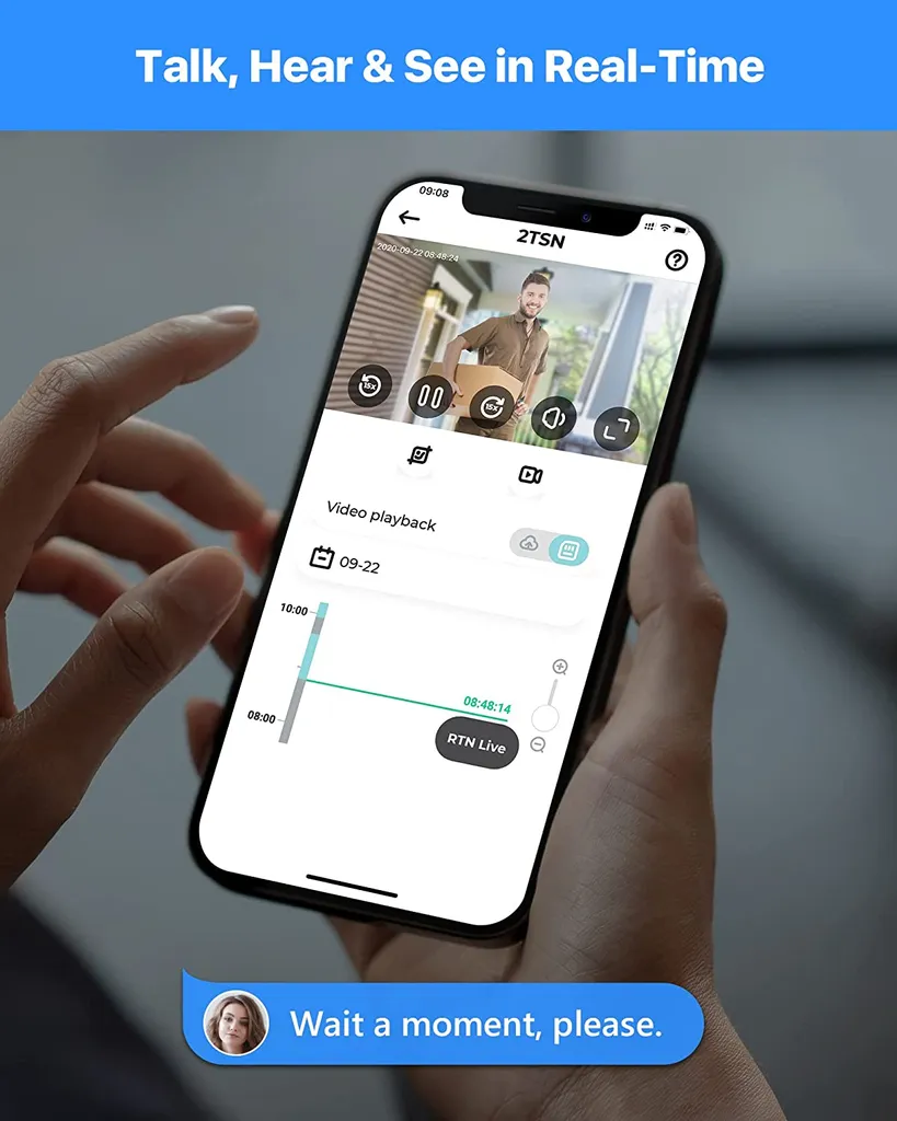 ZOSI 1080P Außen WLAN PTZ Dome Überwachungskamera, 2 Wege Audio, Personenerkennung, Spotlight Alarm, Farbnachtsicht 6 ZOSI 1080P Außen WLAN PTZ Dome Überwachungskamera, 2 Wege Audio, Personenerkennung, Spotlight Alarm, Farbnachtsicht – Bild 6