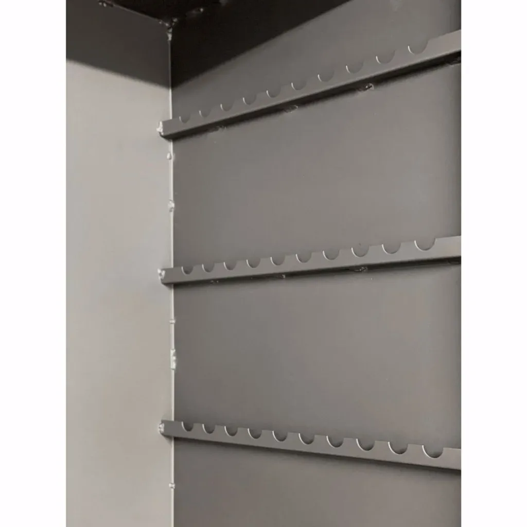 Acerto - Räucherofen Räucherschrank XXL Räucherkammer Fisch Fleisch Schinken 180x100x50cm 2 Acerto - Räucherofen Räucherschrank XXL Räucherkammer Fisch Fleisch Schinken 180x100x50cm – Bild 2