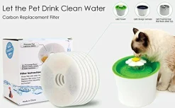 Topchances 6 Stück Filter Kompatibel Für Catit Flower Fountains Catit Design Senses Springbrunnen Und Catit Fresh Clear Edelstahl Top Trinkbrunnen Carbon Ersatzfilter -Garten- & Gewächshäuser Geschäft 06dfea8e9a0a4ec51e15ad21c7ca3c3a