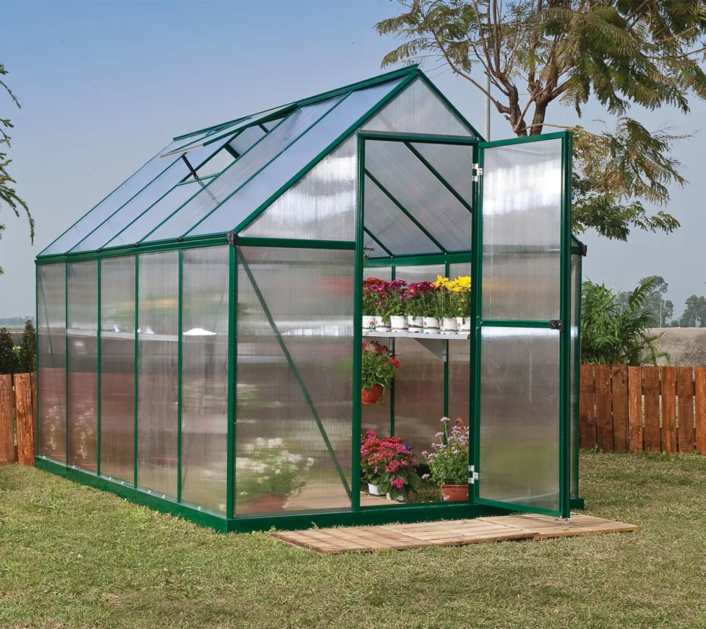 PALRAM-Mythos 6x10 Gewächshaus-grün/transparent-7172 12 PALRAM-Mythos 6x10 Gewächshaus-grün/transparent-7172 – Bild 12