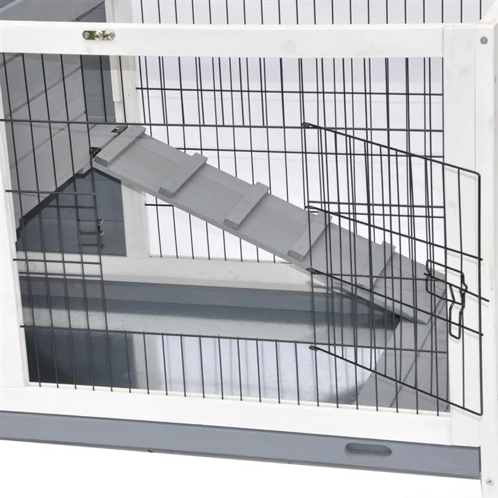 Nanook Meerschweinchenstall Easy Grau Weiß 7 Nanook Meerschweinchenstall Easy Grau Weiß – Bild 7