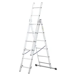 Venta-gr Aluminium-Multifunktionsleiter 3-teilig Gestanzt 6 Sprossen (150kg) BASIC