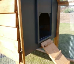 Dehner Hühnerstall Megi, Mit Freilaufgehege, Ca. 199 X 76 X 122 Cm, Tannenholz, Hellbraun -Garten- & Gewächshäuser Geschäft 075f7ef35be3b10669239a0dcbae967e