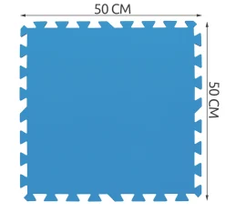 Bestway PE Poolmatten Schutzboden 9er Pack 50 X 50 Cm Blau -Garten- & Gewächshäuser Geschäft 07a63d36ca7d292d308bb2967cbbb982