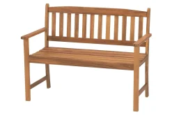 Acamp Gartenbank Woody 2-Sitzer Braun Teakfarben